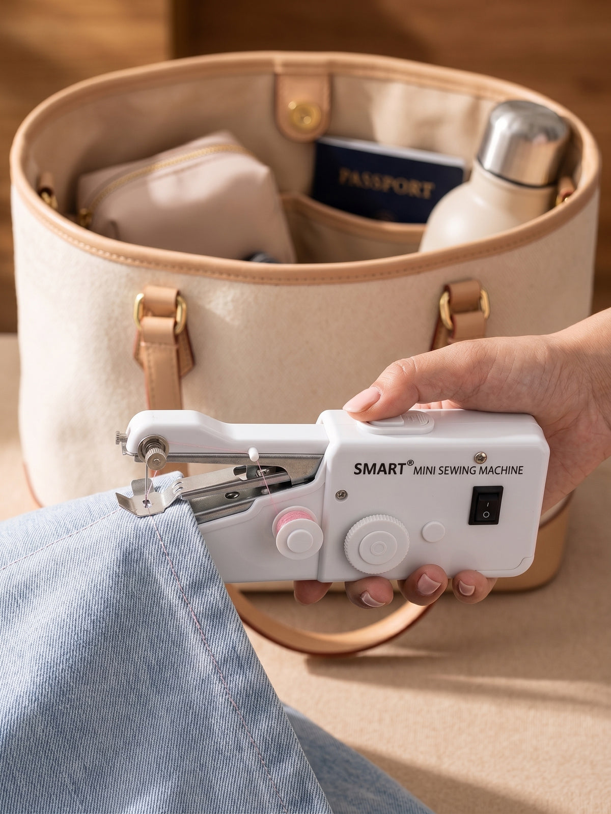 Smart® Portable Handheld Sewing Machine – Quick Stitch & Hem Repair Kit for Home and Travel