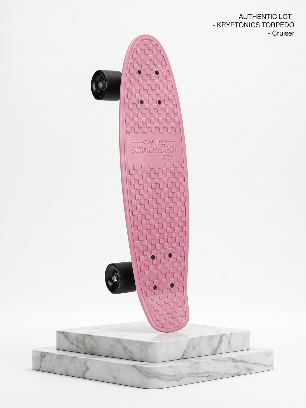 Kryptonics Torpedo 22.5" Retro Cruiser Skateboard – High-Impact Plastic Penny Board