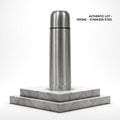 Double-Wall Stainless Steel Vacuum Thermos Flask (1000ml / 1 Liter) – Hot & Cold Bullet Bottle