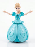 360° Rotating Musical Dancing Princess Doll – Petal Blossoming Skirt with 3D LED Projection Lights & Bump-and-Go Action (Ages 3+)