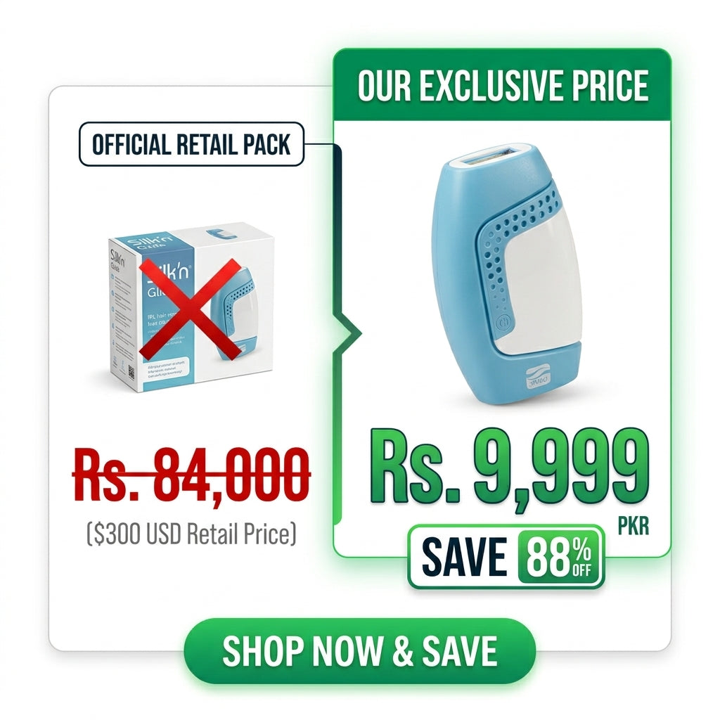 Silk’n Glide IPL Permanent Hair Removal Device – Painless At-Home Laser Hair Removal for Face & Body