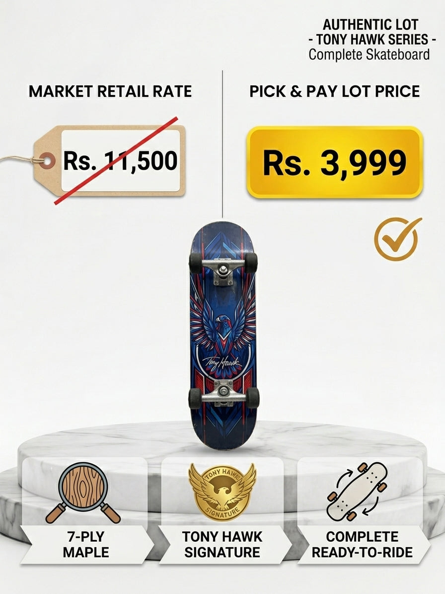 Tony Hawk Signature Series 31" Complete Skateboard – 7-Ply Maple Street & Park Board