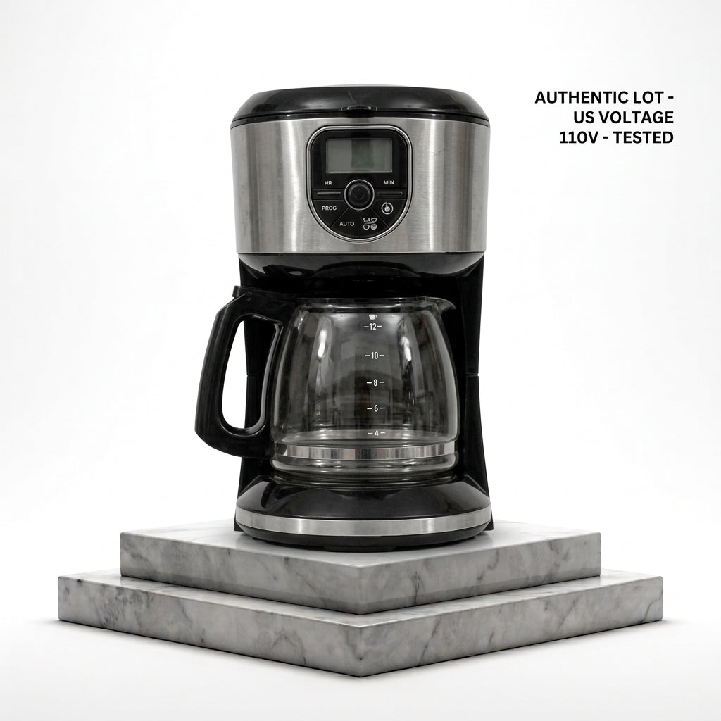 Black+Decker 12-Cup Programmable Digital Coffee Maker (US Lot Stock) – Auto-Brew Drip Machine