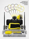 Baden Power Max 6-Player Portable Tournament Badminton Set – All-Weather Net, Poles, Boundary & Bag