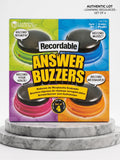 Learning Resources Recordable Answer Buzzers (Set of 4) – Custom Audio Game & Classroom Buttons (LER 3769)