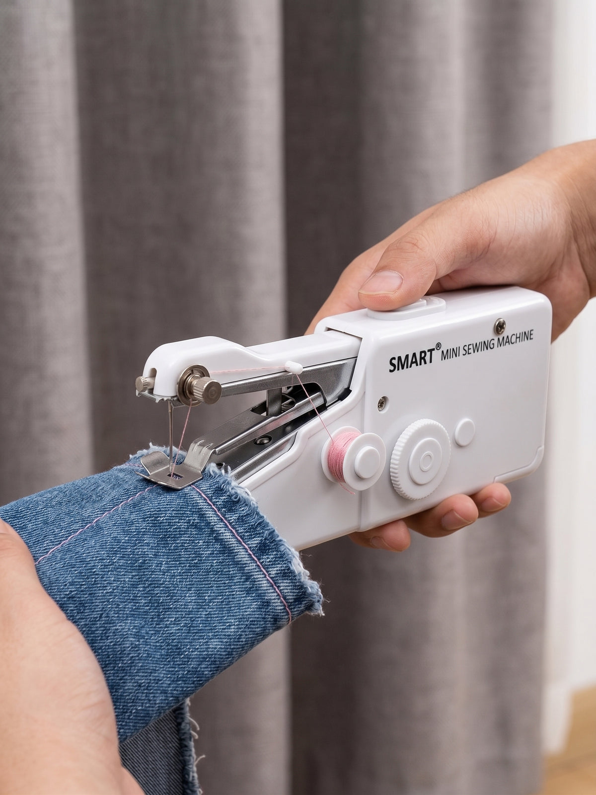 Smart® Portable Handheld Sewing Machine – Quick Stitch & Hem Repair Kit for Home and Travel